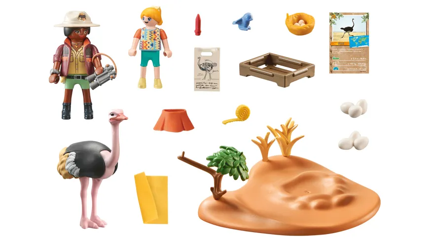 PLAYMOBIL 71296 WILTOPIA Zu Gast bei Papa Strauß