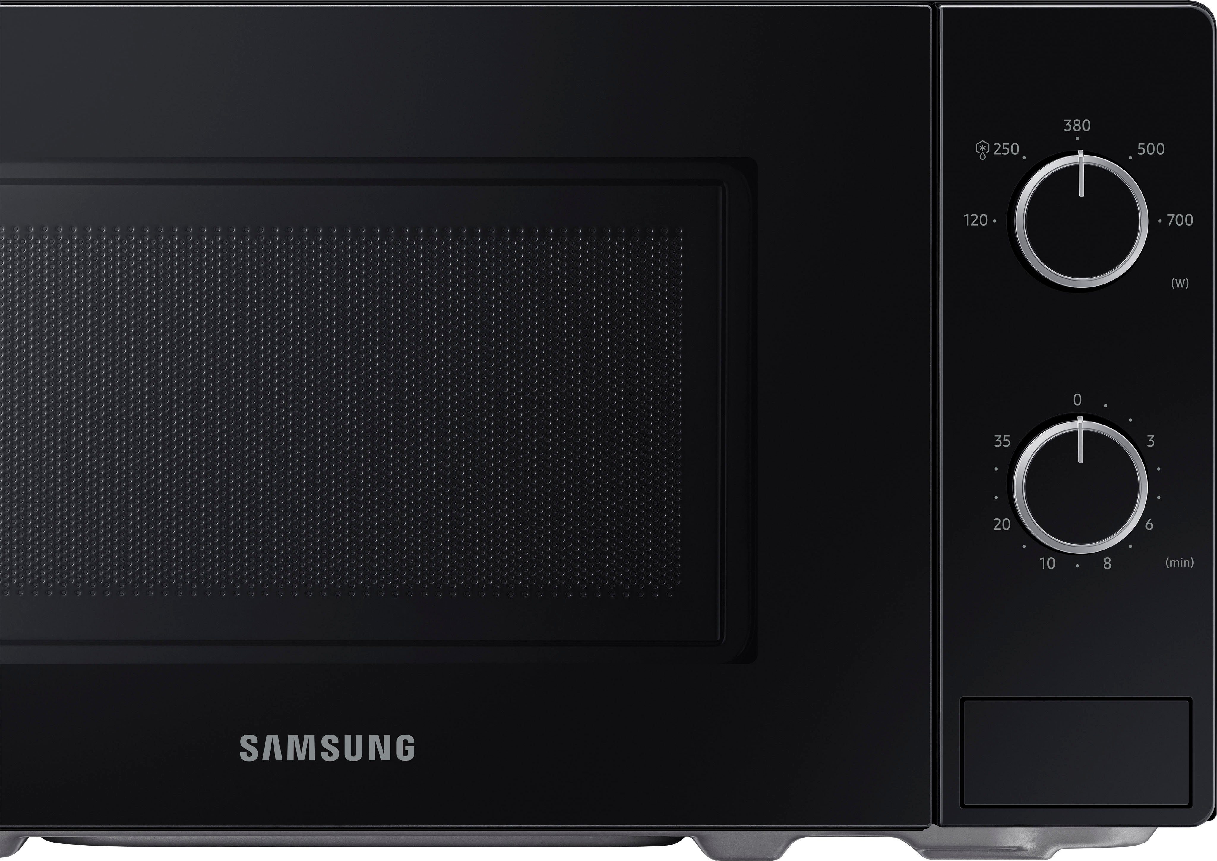 Samsung Mikrowelle MS20A3010AL/EG, Mikrowelle, 20 l, Einfache Handhabung in schickem Design