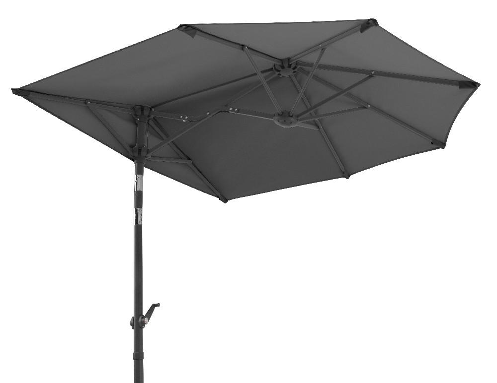 Schneider Schirme Schneider Balkonschirm Salerno mezza, ca. 150x150 cm, anthrazit