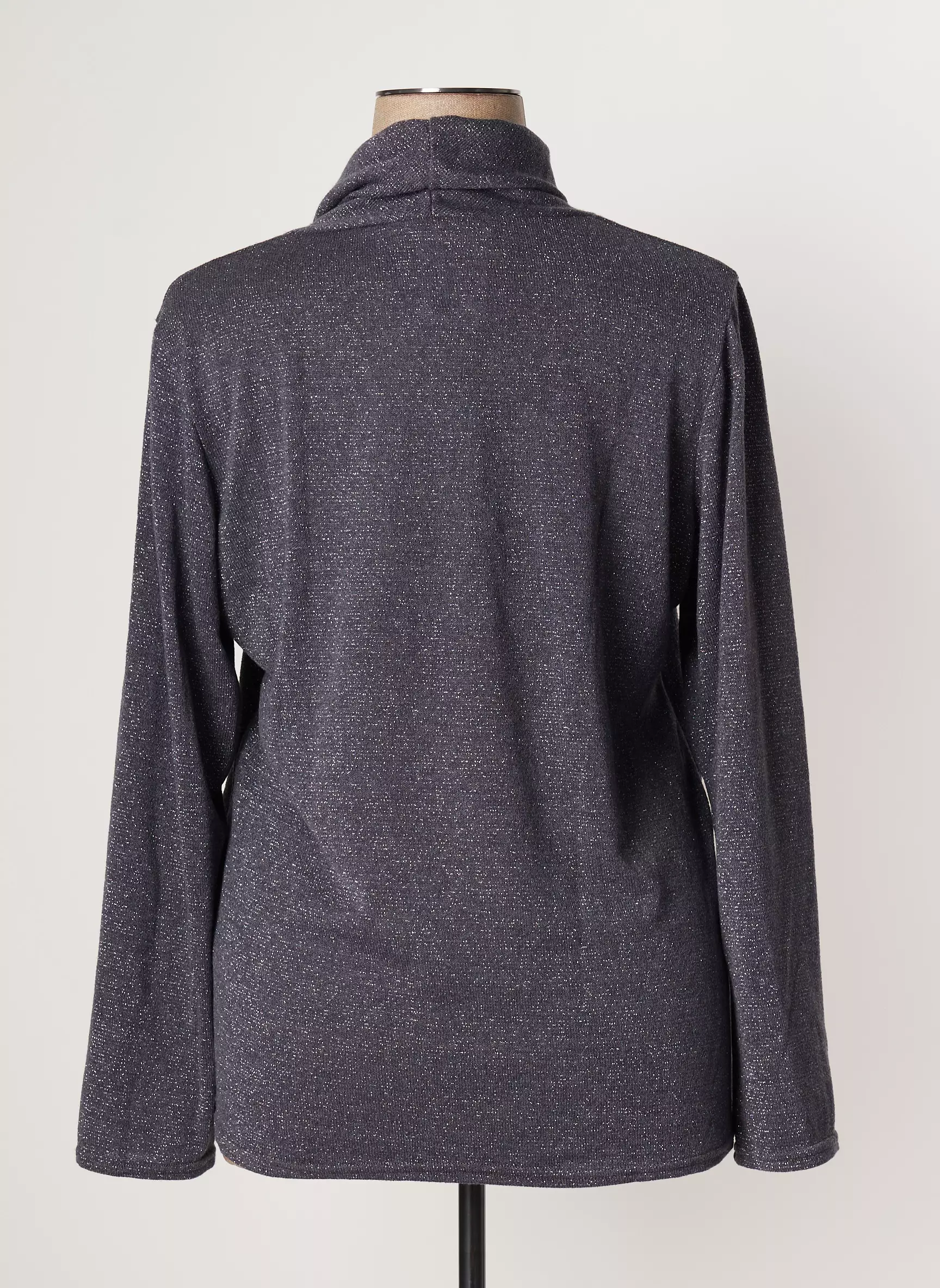 Multiples Cols Roules Femme couleur gris