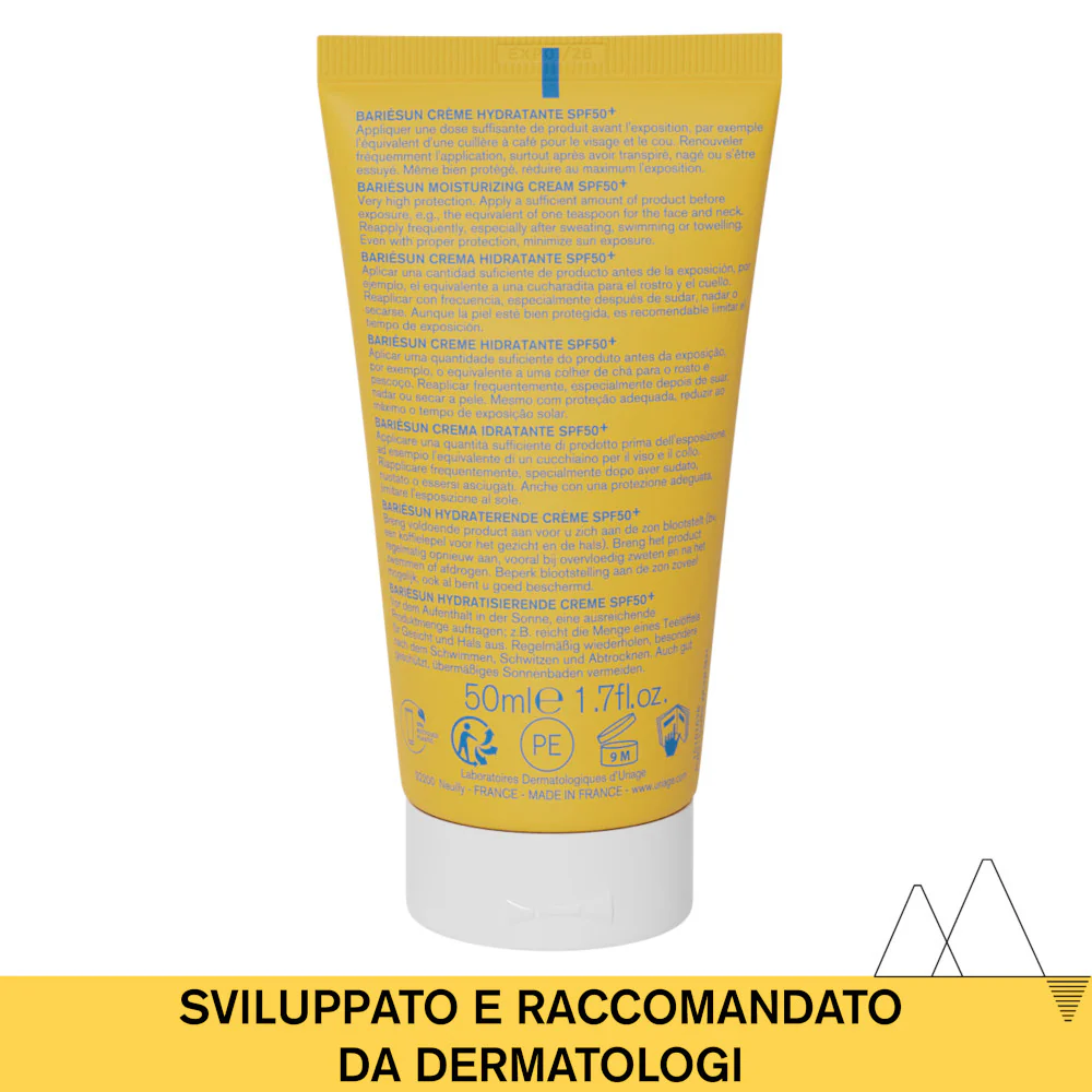 Protector solar hidratante BARIESUN SPF50+ - Protector solar facial de alta protección.