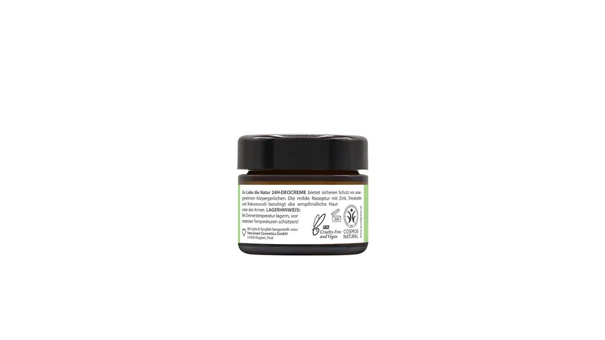 LIEBE DIE NATUR - natürliche Deocreme Bergamotte 50 ml