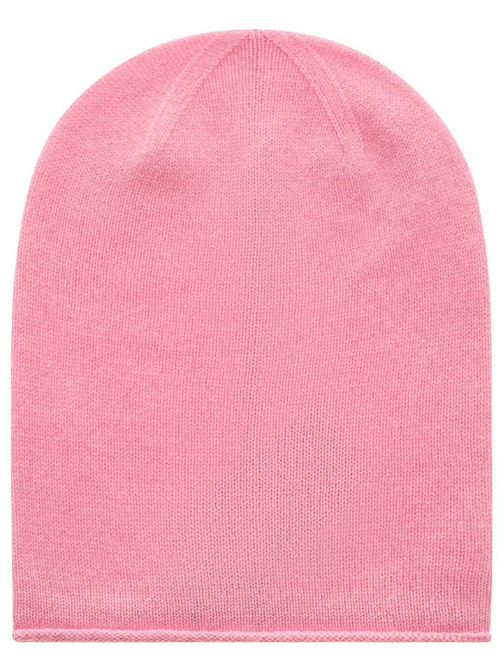 Zwillingsherz Kaschmir-Beanie in Rosa günstig kaufen onesize
