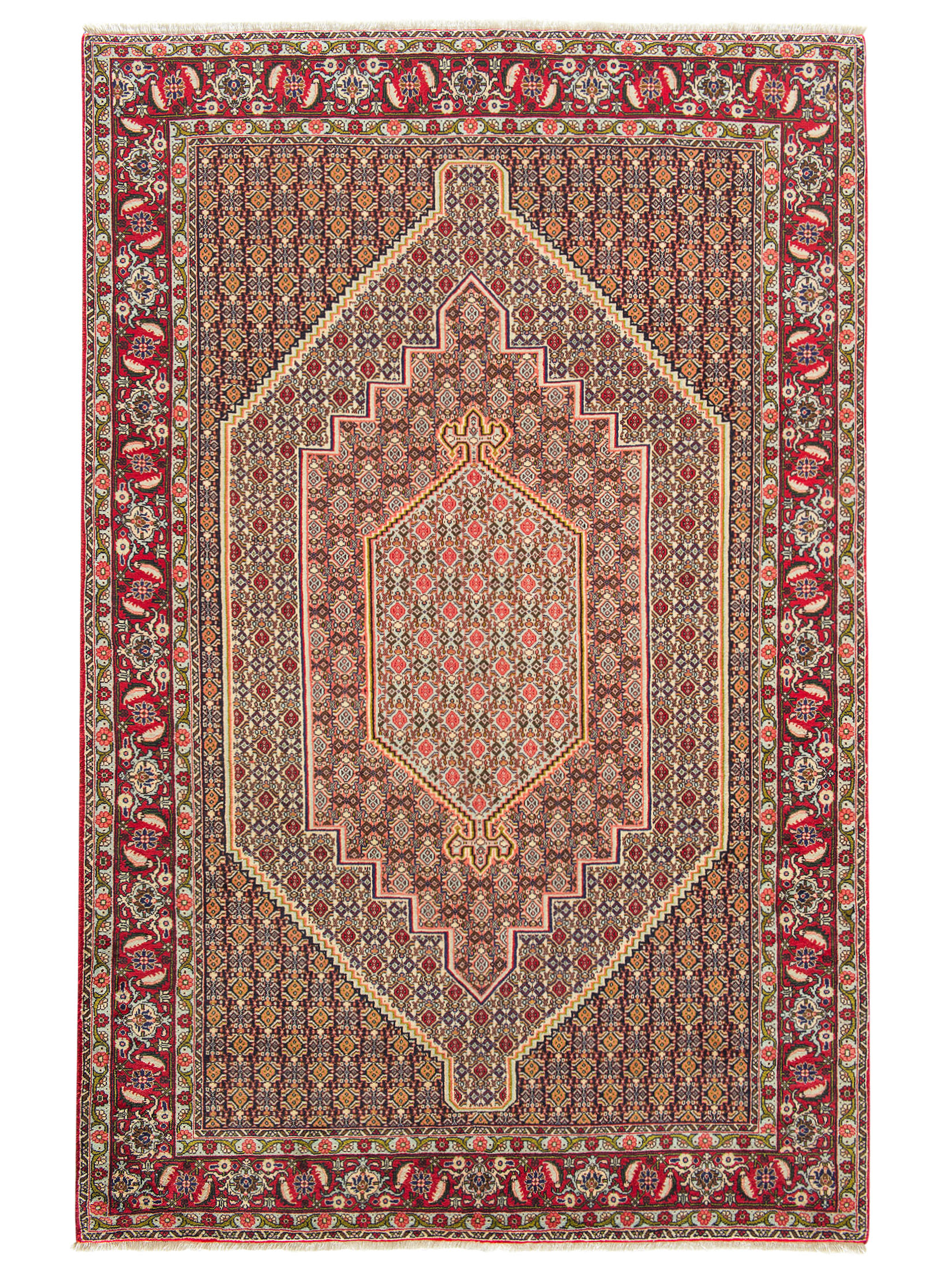 Senneh ca. 170 x 270 cm, Unikat / Einzelstück