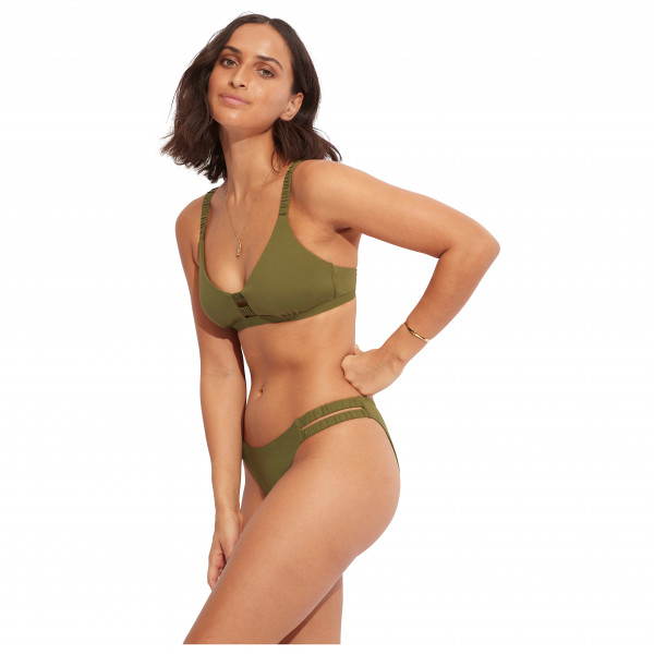 Seafolly - Women's Collective Gathered Tab Bralette - Bikini-Top