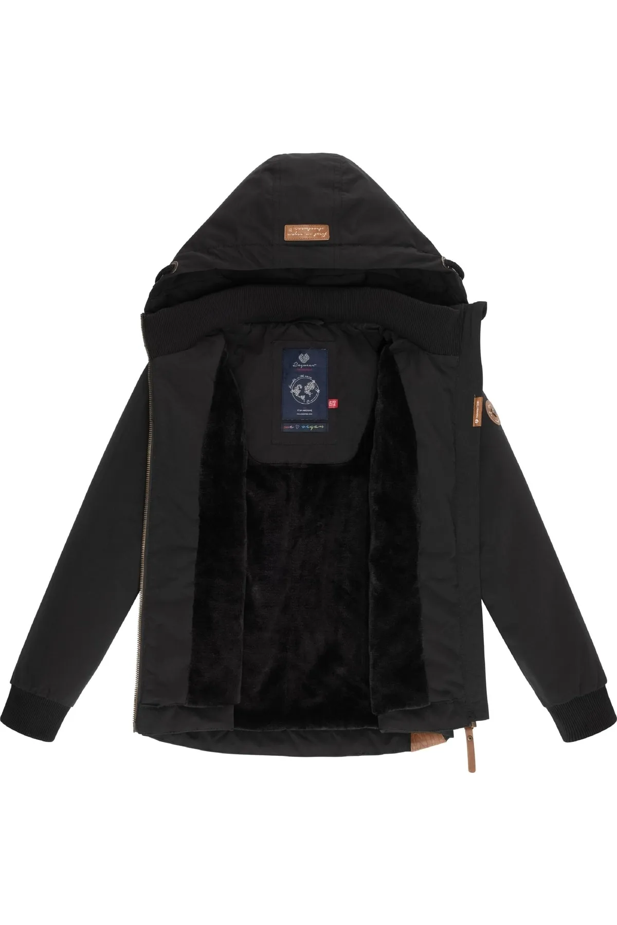 Ragwear  Winterjacke - Schwarz - Parka