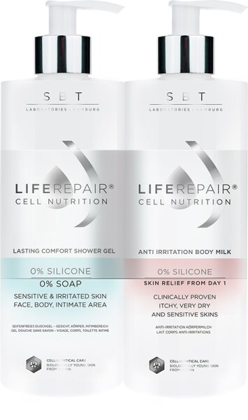 SBT Life Repair Duo Pack Duschgel + Body Milk Körperpflegeset