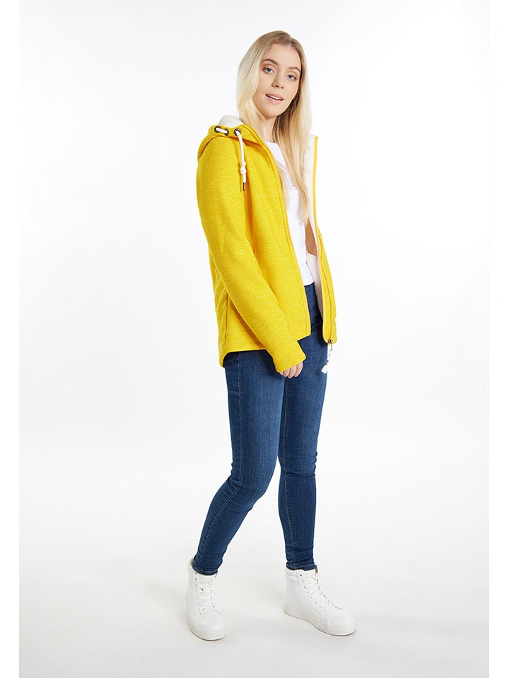 Schmuddelwedda Fleecejacke in Gelb günstig kaufen