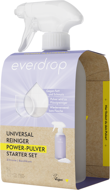 everdrop Universalreiniger Power Pulver Starter-Set