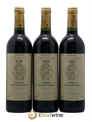 Château Gruaud Larose 2ème Grand Cru Classé  1998 - Lot de 3 Bouteilles