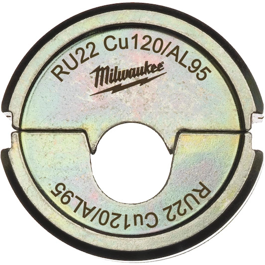 Milwaukee Accessories 4932451785 RU22 Cu120/AL95 Falcă de sertizare 120/95mm² pentru unealtă de sertizare M18 HCCT-201C