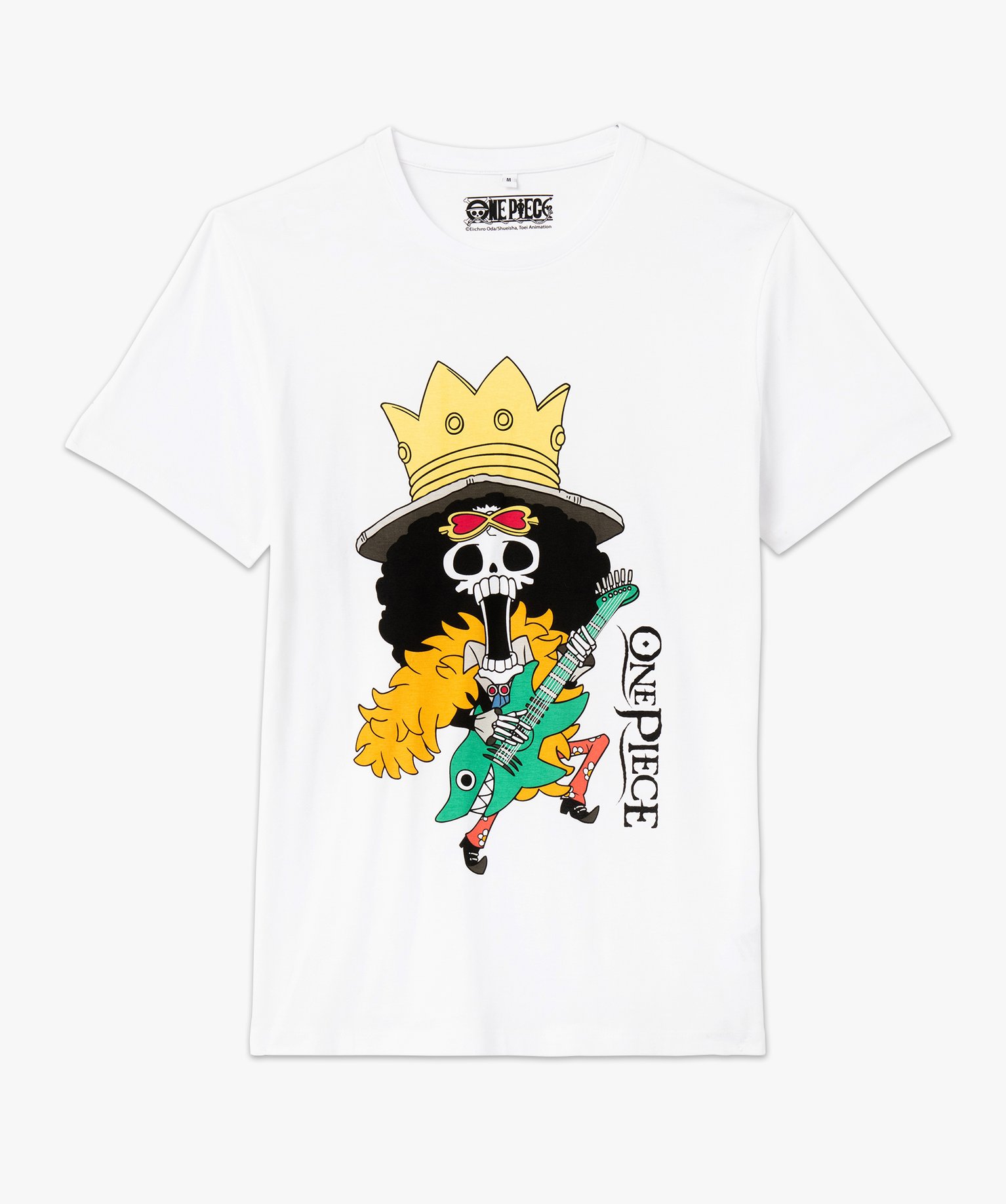 Tee-shirt à manches courtes à motif homme - One Piece blanc | GEMO