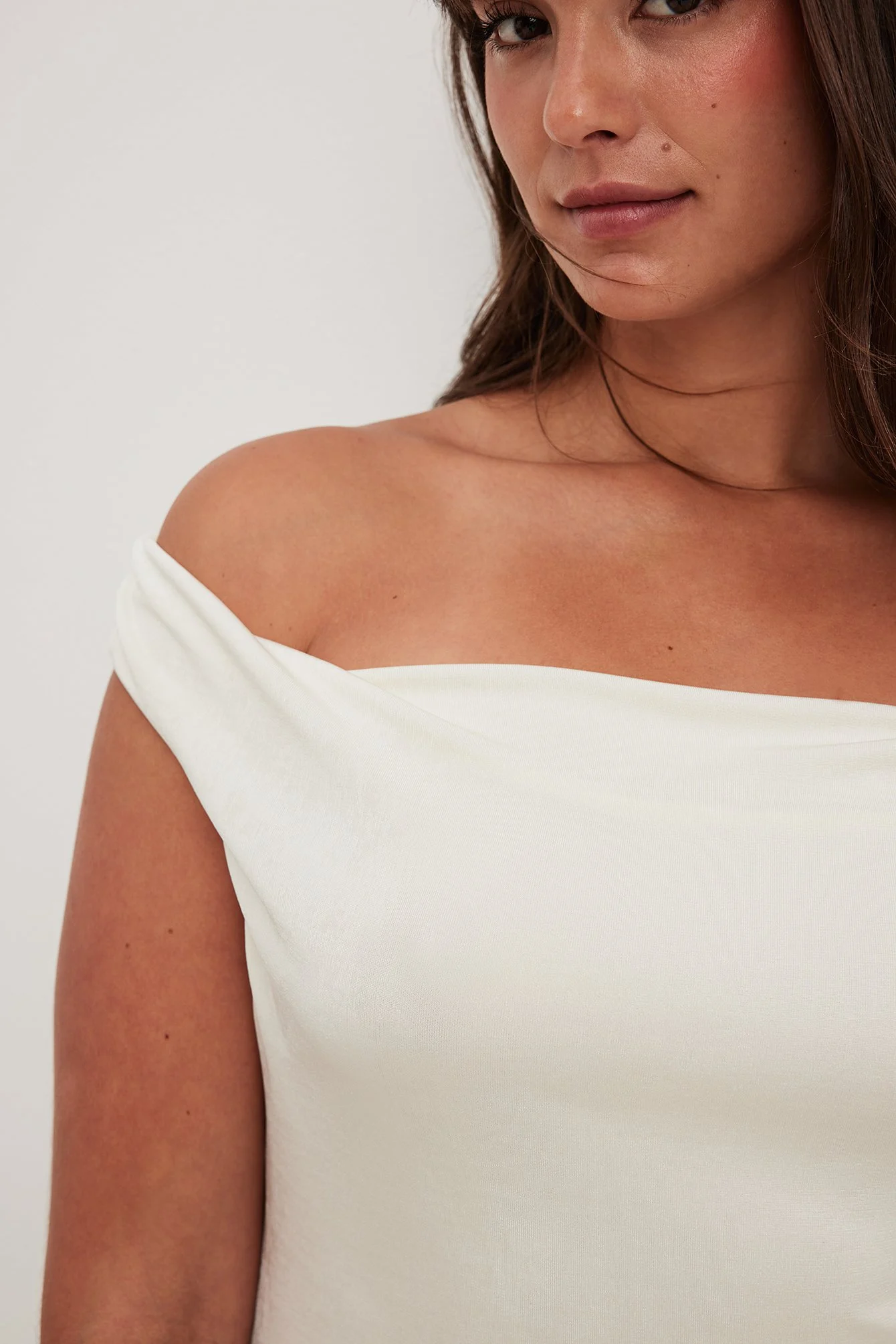 Maxikleid ohne Schultern