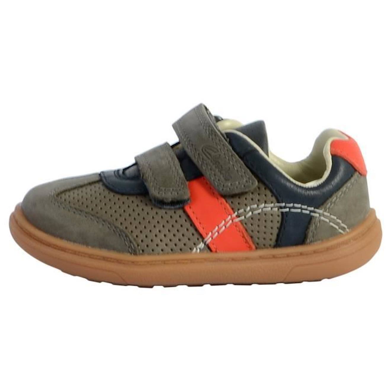 Basket Enfant Clarks Flash Metra T gris