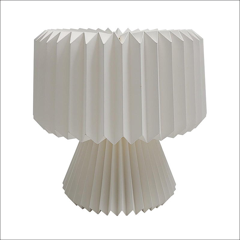 Home Bordlampe 28x29,5 cm papir plisse