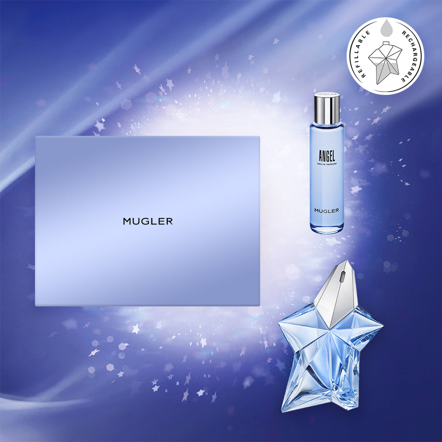 Mugler Angel Coffret Eau de Parfum Rechargeable 100 ml + Recharge 100 ml