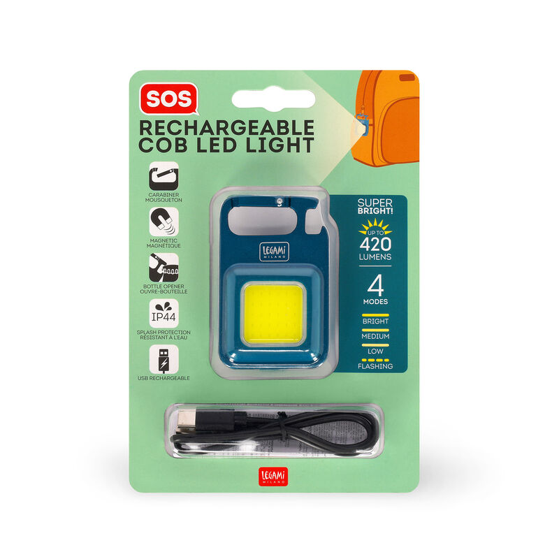 Nabíjateľné COB LED svetlo
