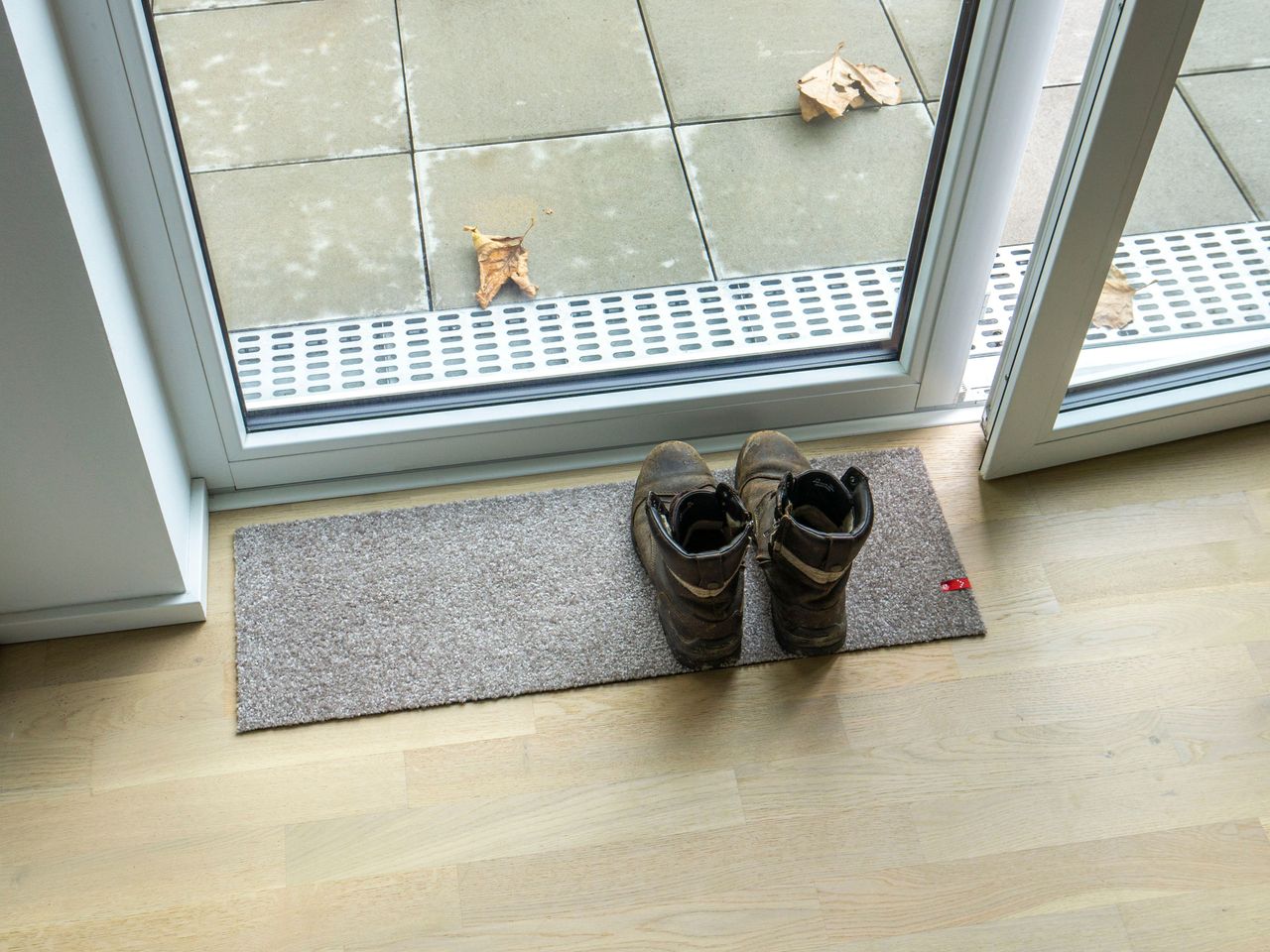Keilbach Designprodukte Keilbach Schuhabstreifer, 87 x 28 cm, hellgrau