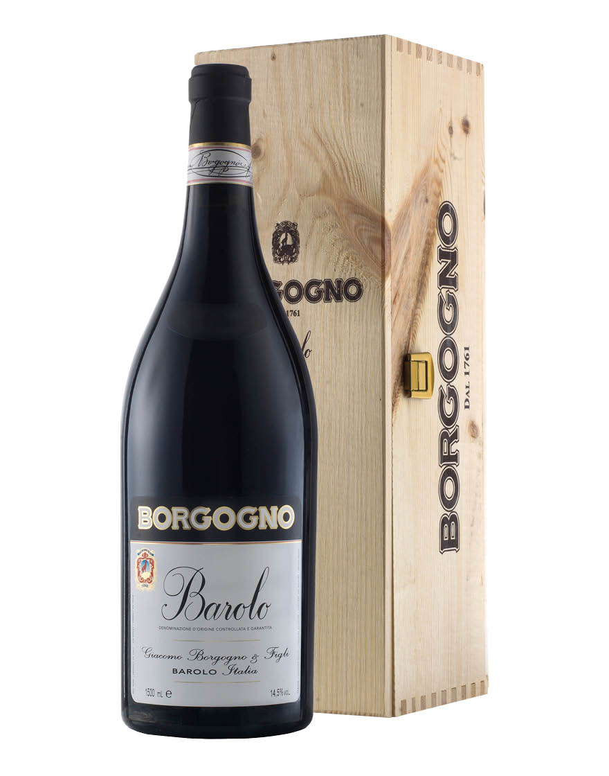 Barolo DOCG 2019 Borgogno Magnum 1,5 ℓ, Caisse bois