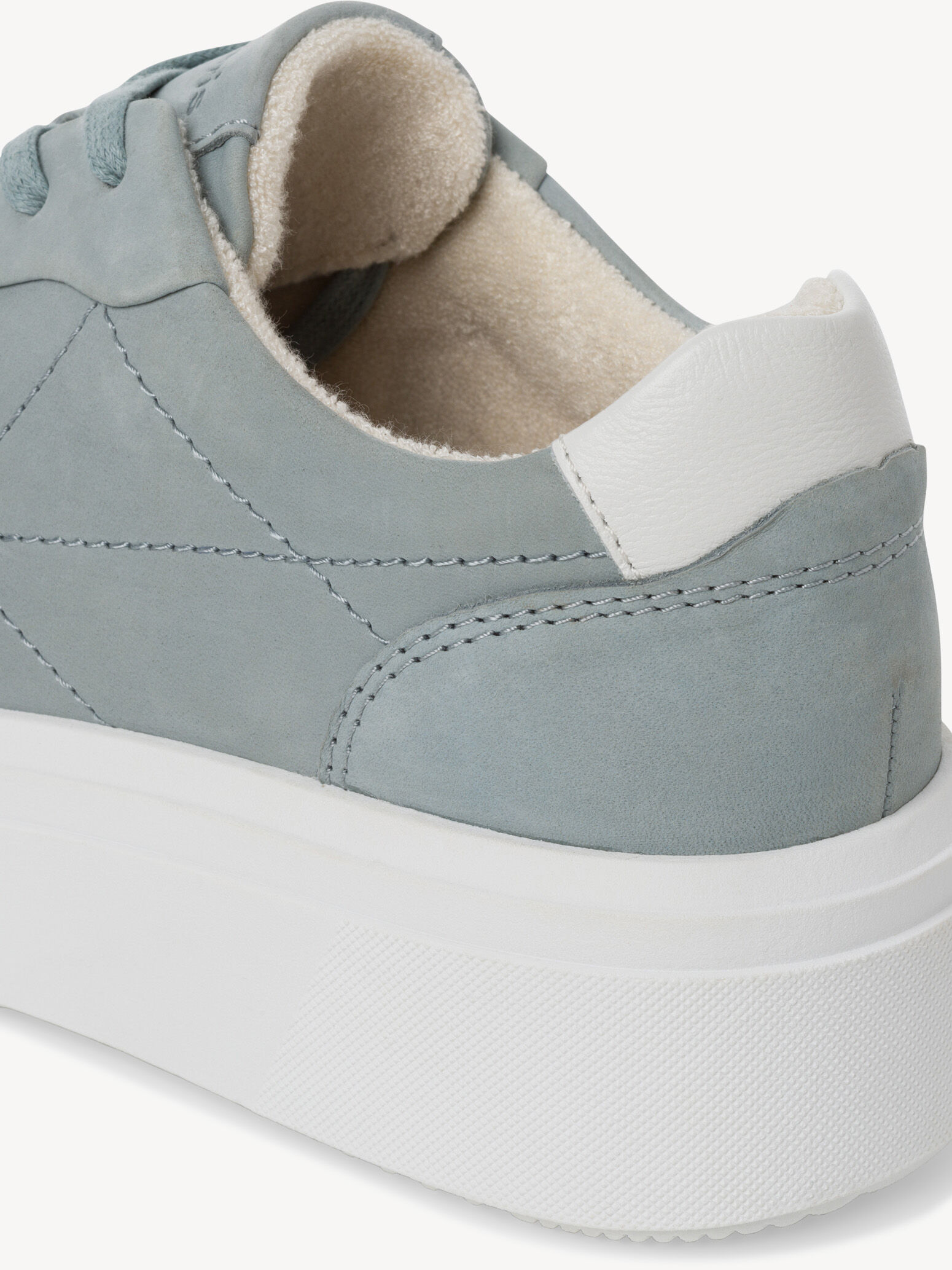 Basket en cuir - bleu