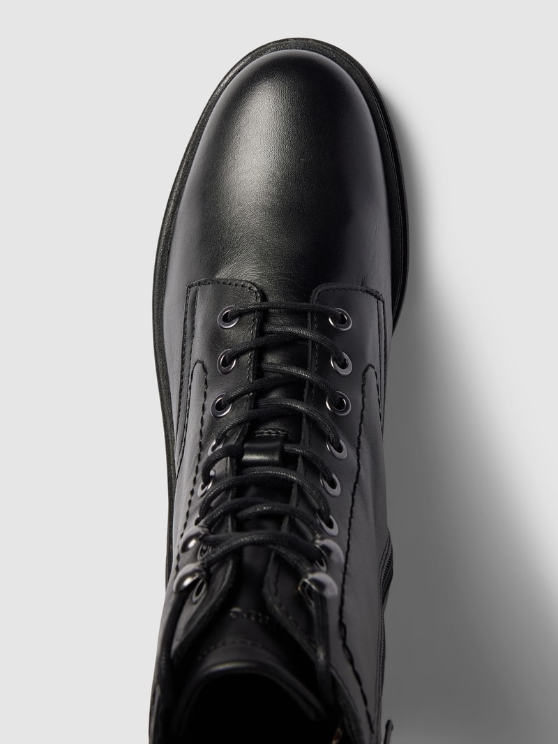 Boots aus Leder Modell 'MARTIN' in schwarz