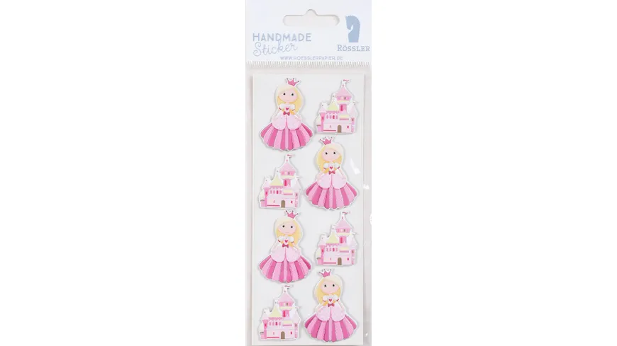 RÖSSLER Sticker Prinzessin mit Schloss