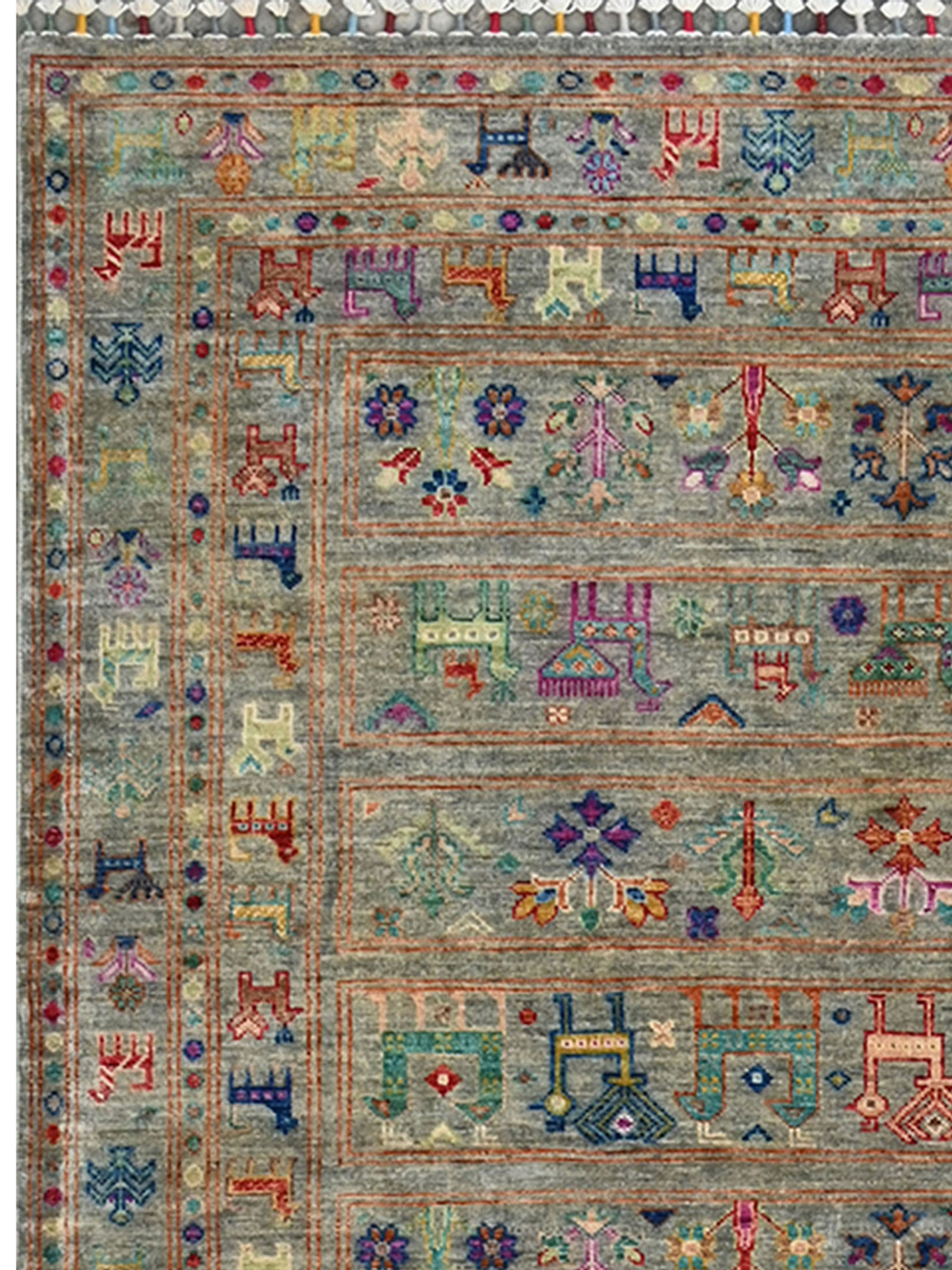 Chobi Schal ca. 208 x 149 cm, Unikat / Einzelstück