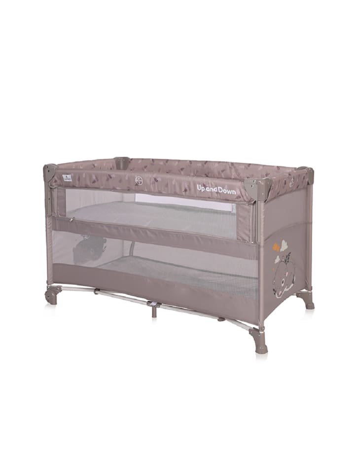 Lorelli Baby Reisebett Up´n Down, in braun günstig kaufen 60x120 cm
