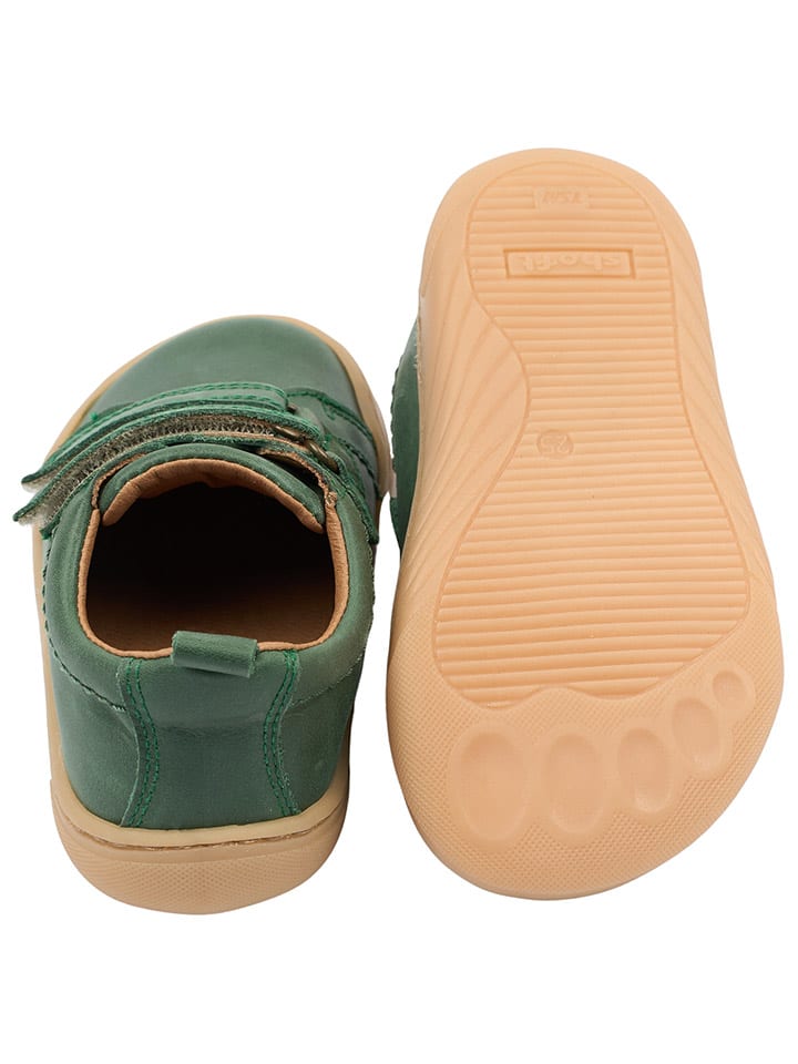 POM POM Leder-Barfußschuhe in Grün günstig kaufen