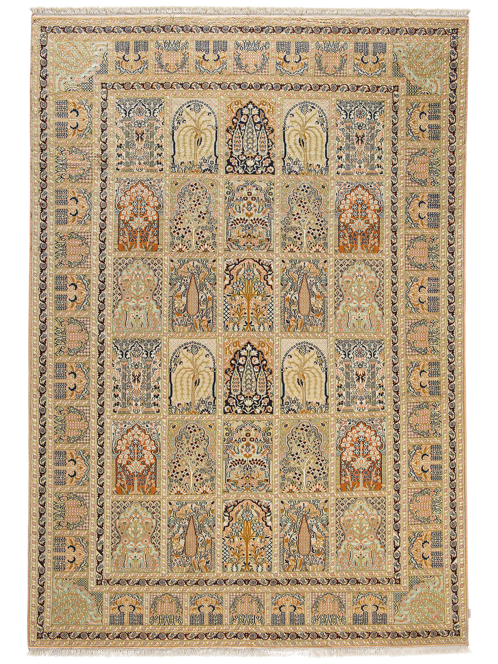 Kaschmir Seide 18/18 ca. 202 x 292 cm, Unikat / Einzelstück