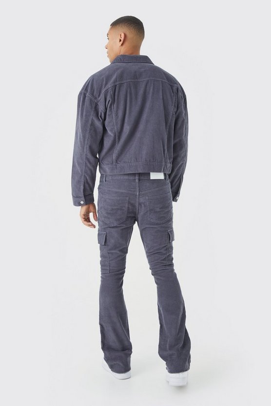 Kastige Cord-Jacke