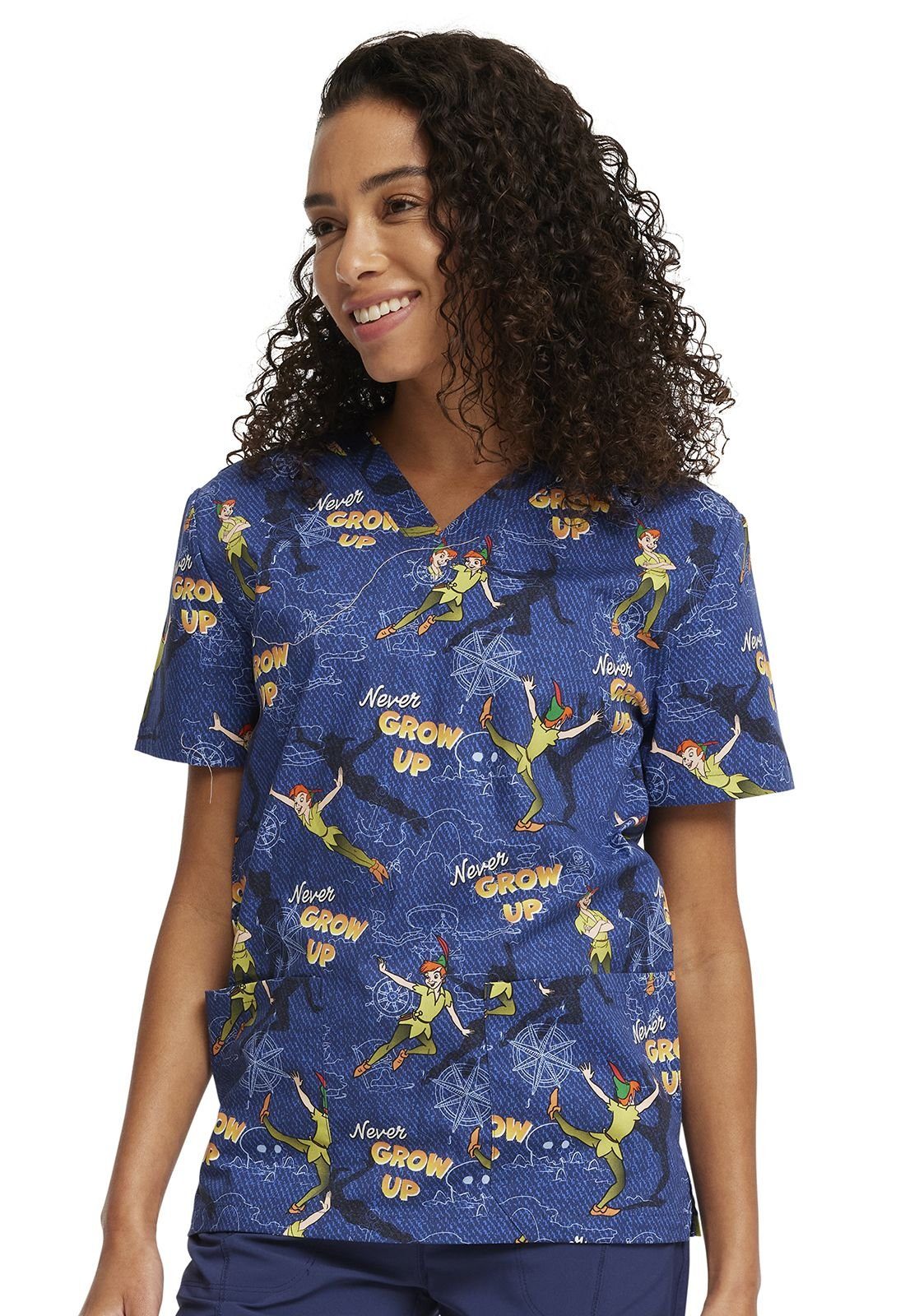 Cherokee Funktionsbluse Bunt bedruckter Unisex Kasack 