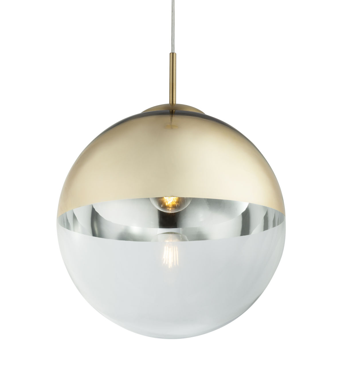 Globo Lighting - VARUS - Hängeleuchte Metall goldfarben, 1x E27
