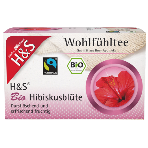 H&S Bio Hibiskusblüte Filterbeutel  20X1.75 g  Filterbeutel