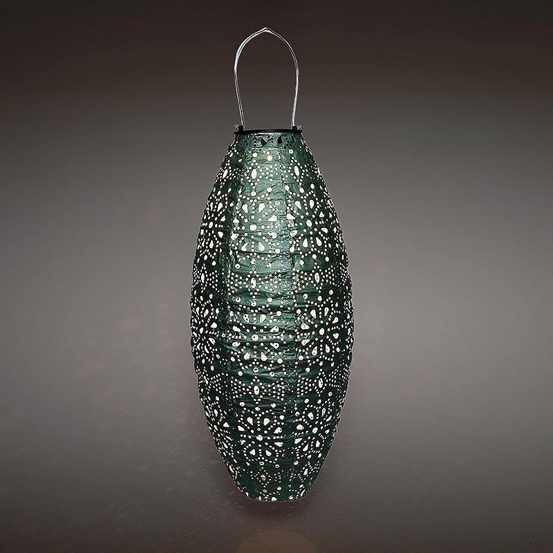 Home Papirlanterne ø 20x45 cm, oval, Flory