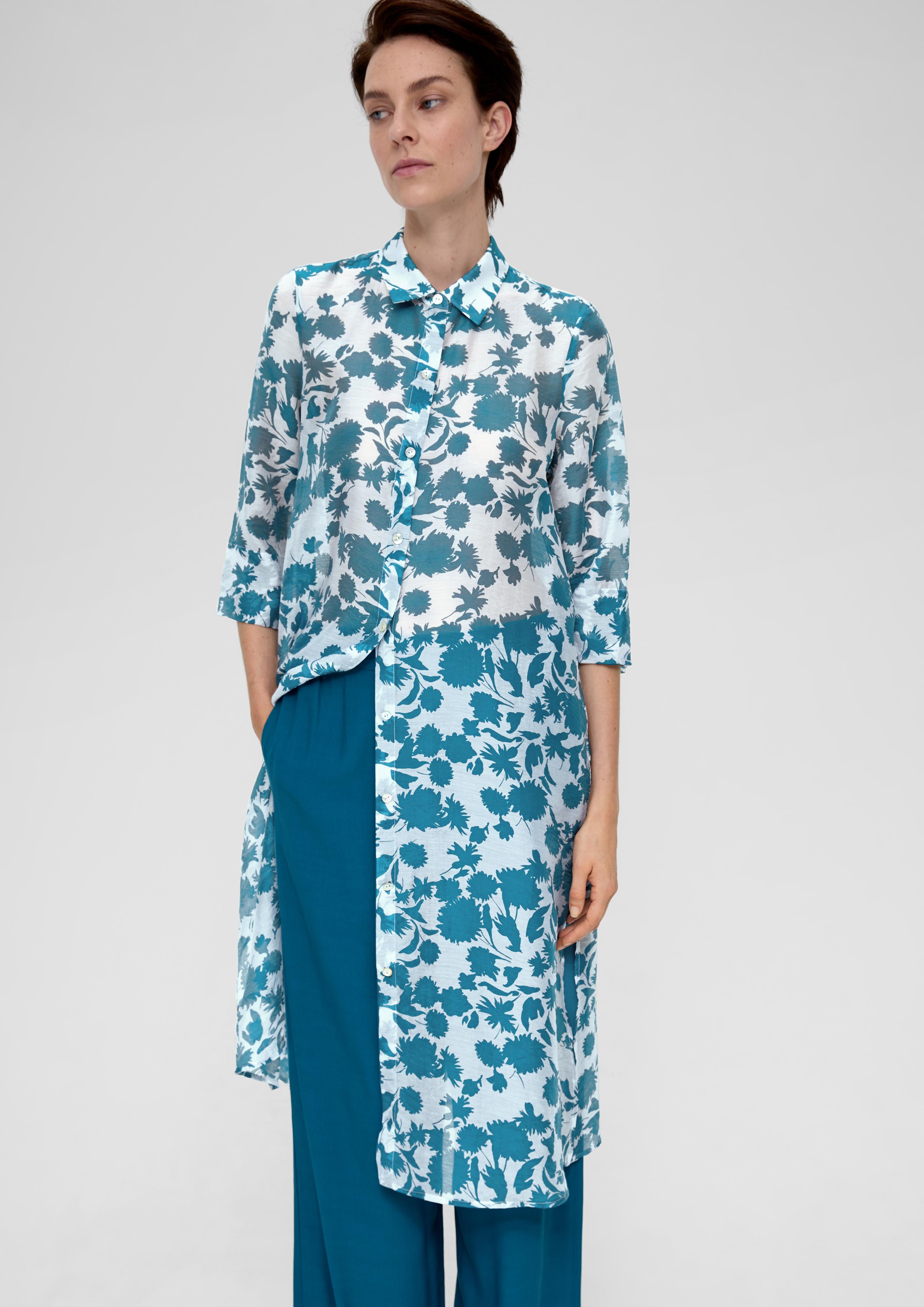 Blusenkleid aus Lyocellmix  2132099-67A2
