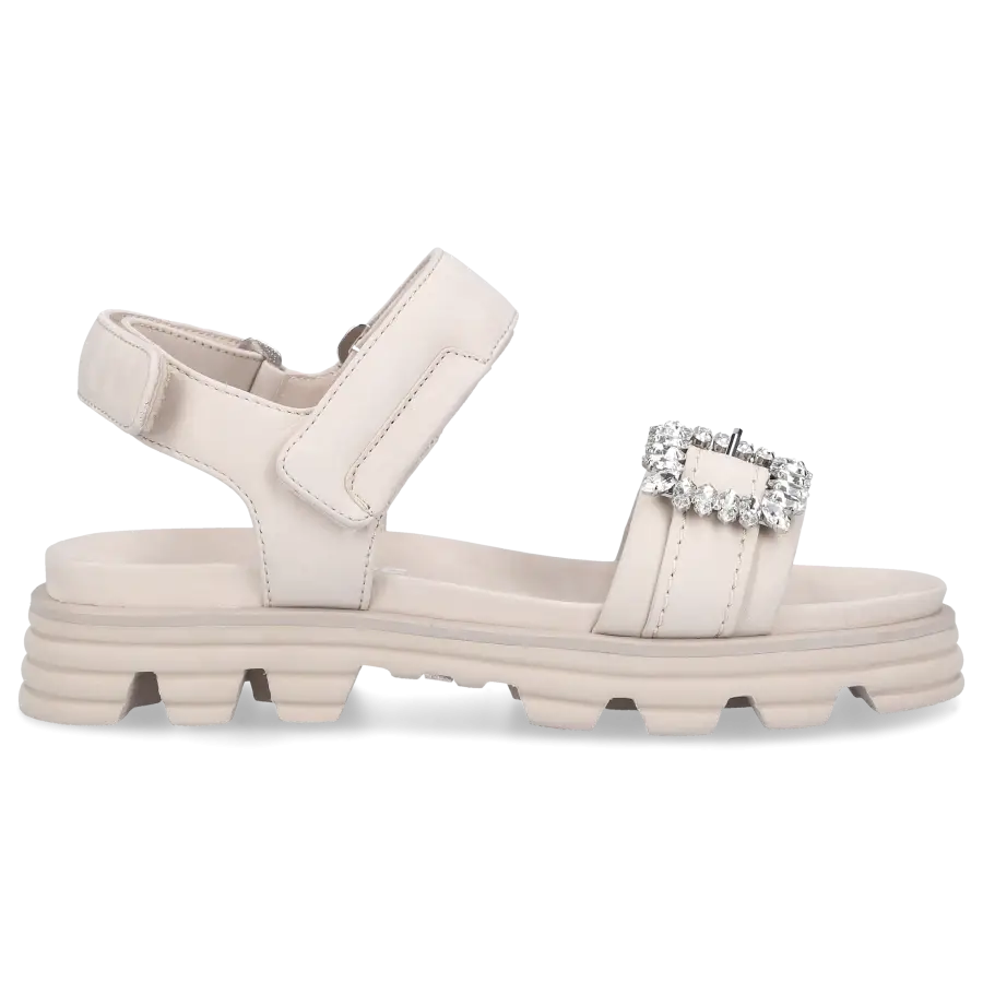 305 SOBE - Sandalen SOULFOOD Nubukleder - beige
