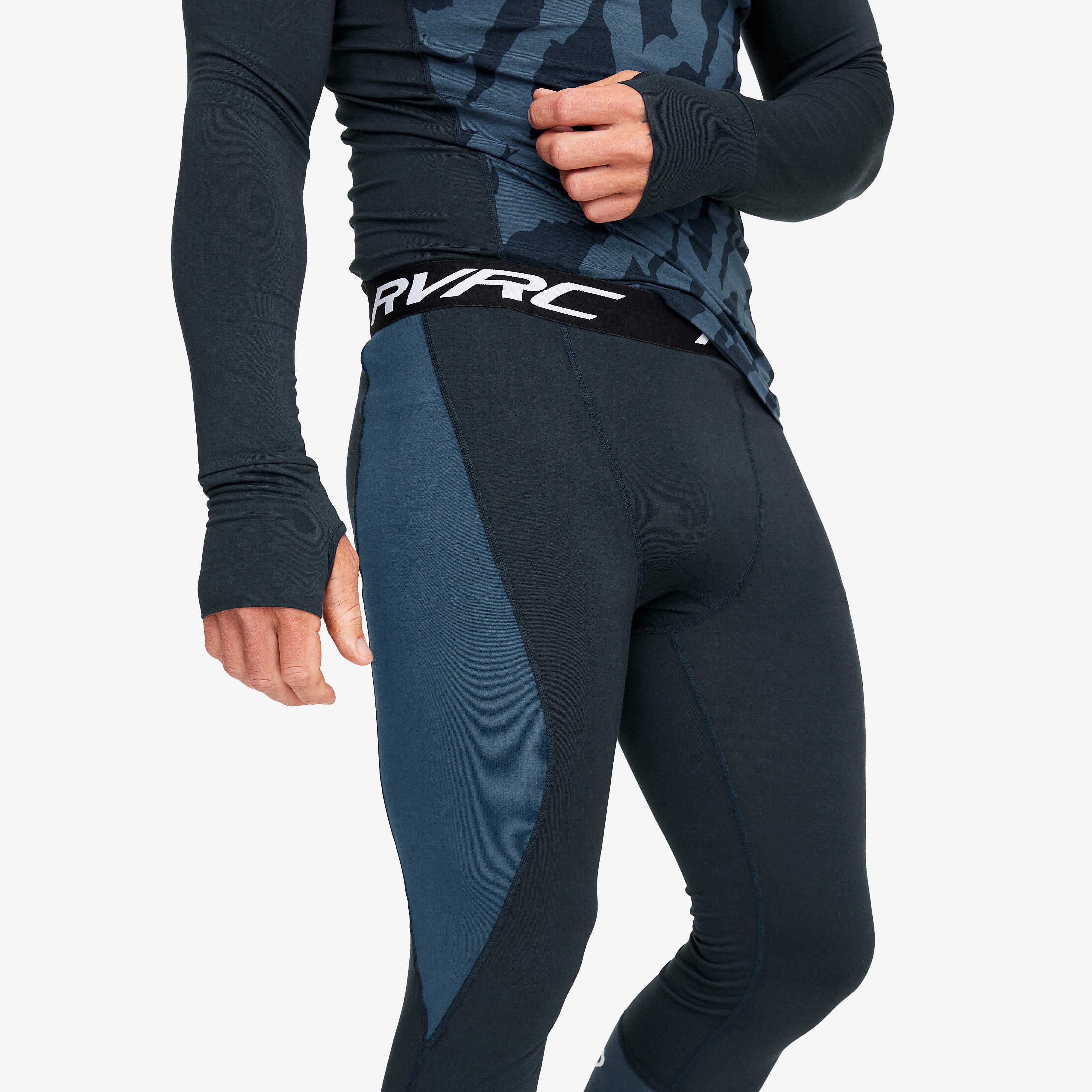 Bambooskin Base Layer Set Homme Blueberry