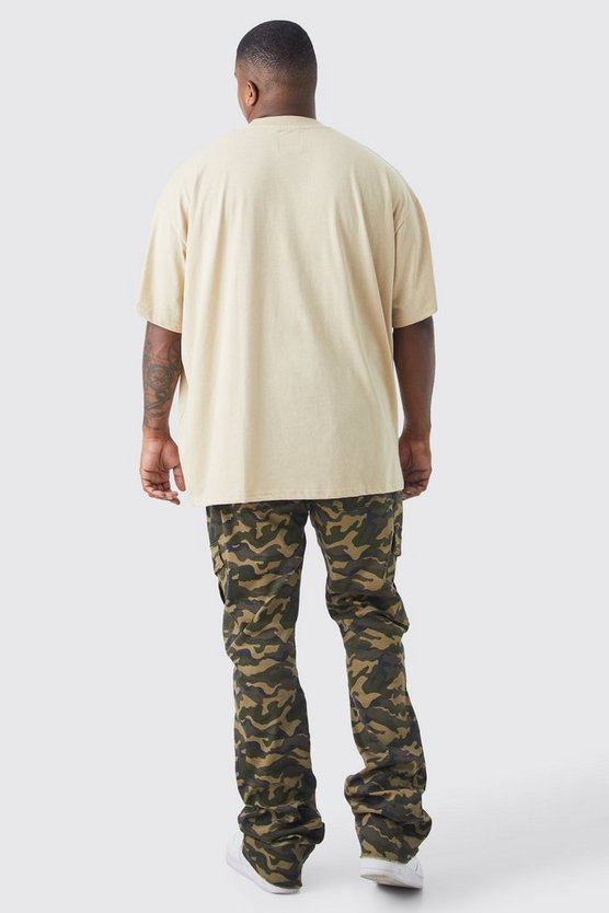 Plus Skinny Camouflage Cargo-Hose