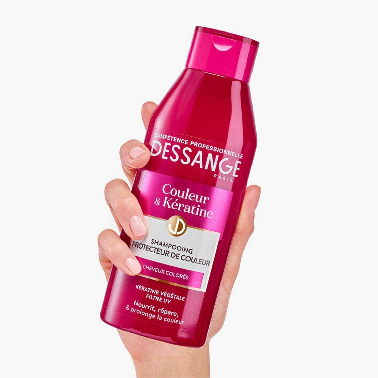 Dessange Ochrana farby, rastlinný keratín a UV filter