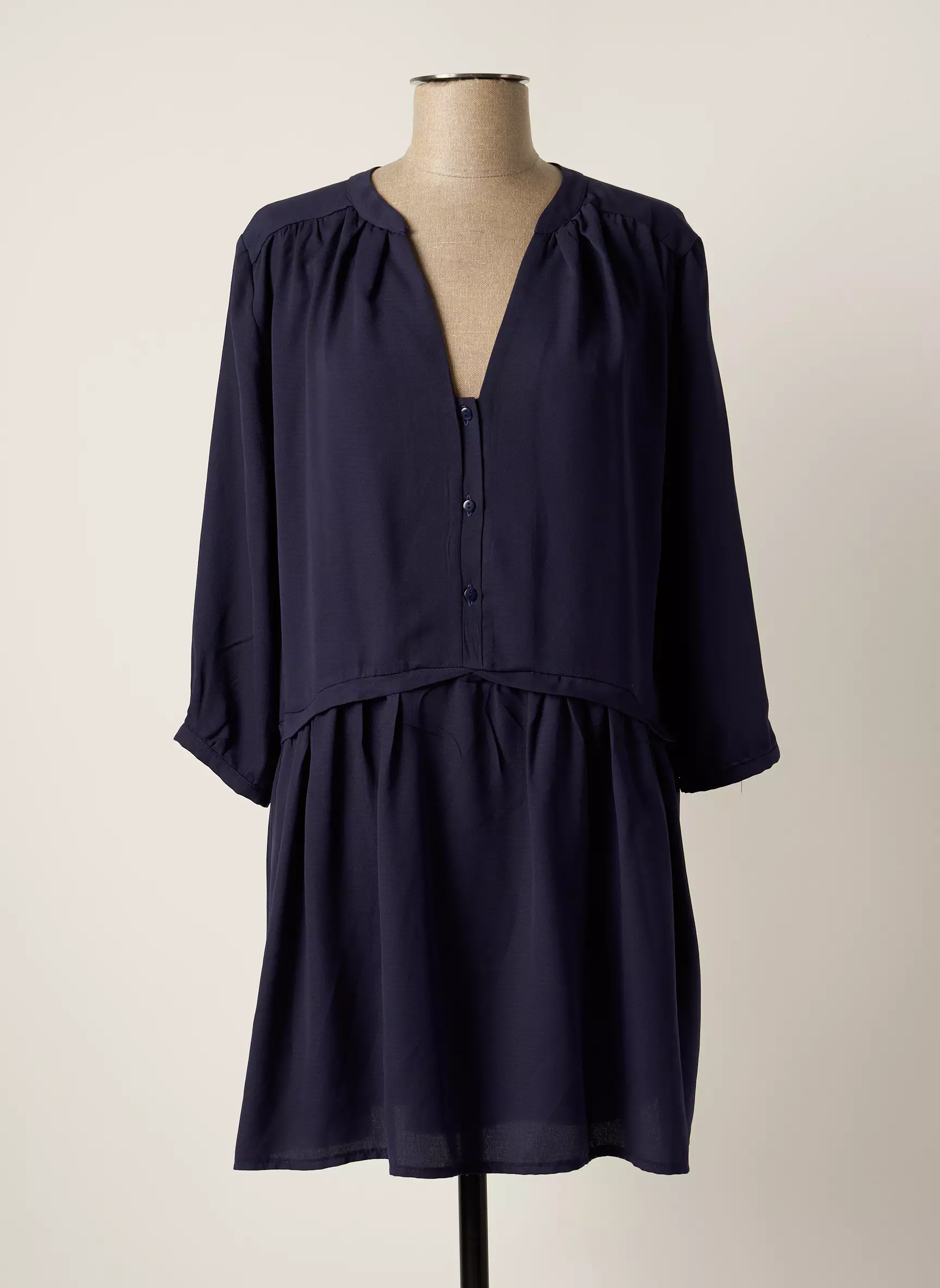 Vintage Love Robes Courtes Femme couleur bleu