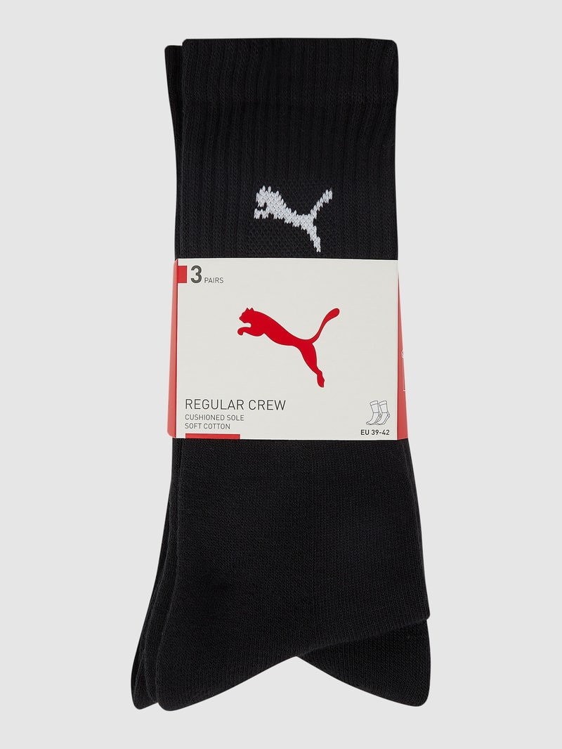 Socken im 3er-Pack in schwarz