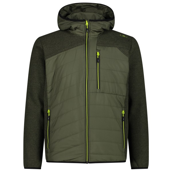 CMP - Jacket Hybrid Fix Hood Poly Pongee - Fleecejacke