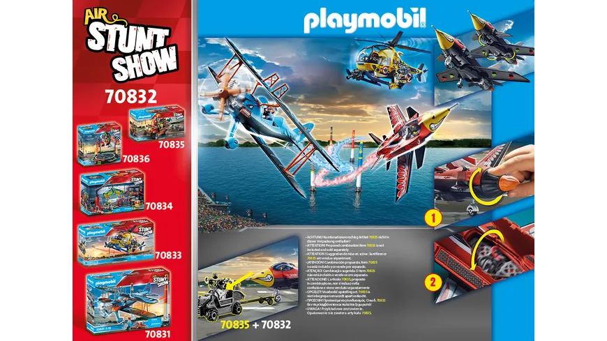 PLAYMOBIL 70832 - Air Stuntshow Düsenjet 