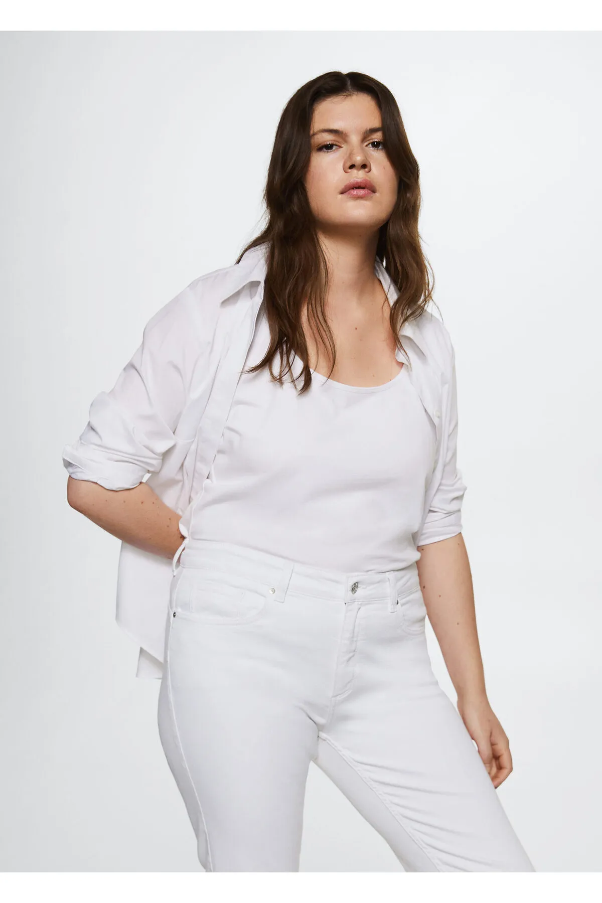 MANGO  Weiße Damenjeans 37050356