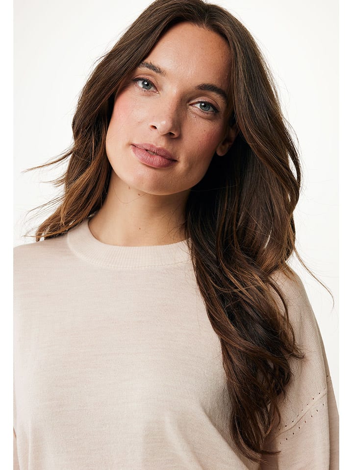 Mexx Wollpullover in Creme günstig kaufen