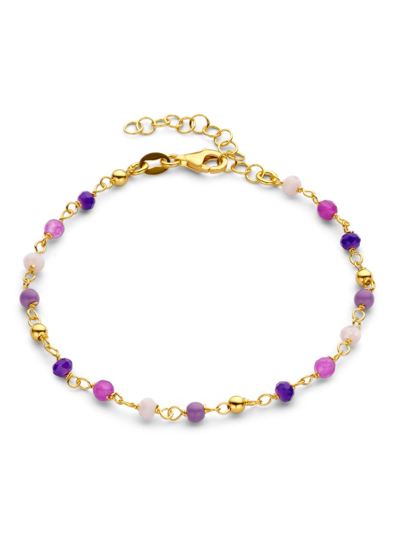 Casa Jewelry Lovely Lavender bracelet gold-plated