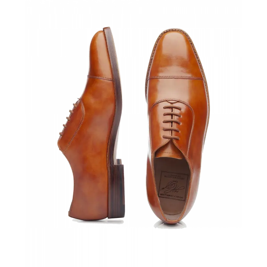 Heinrich Dinkelacker - Businessschuhe Oxford LUZERN CAPTOE TC Toscana calf - beige
