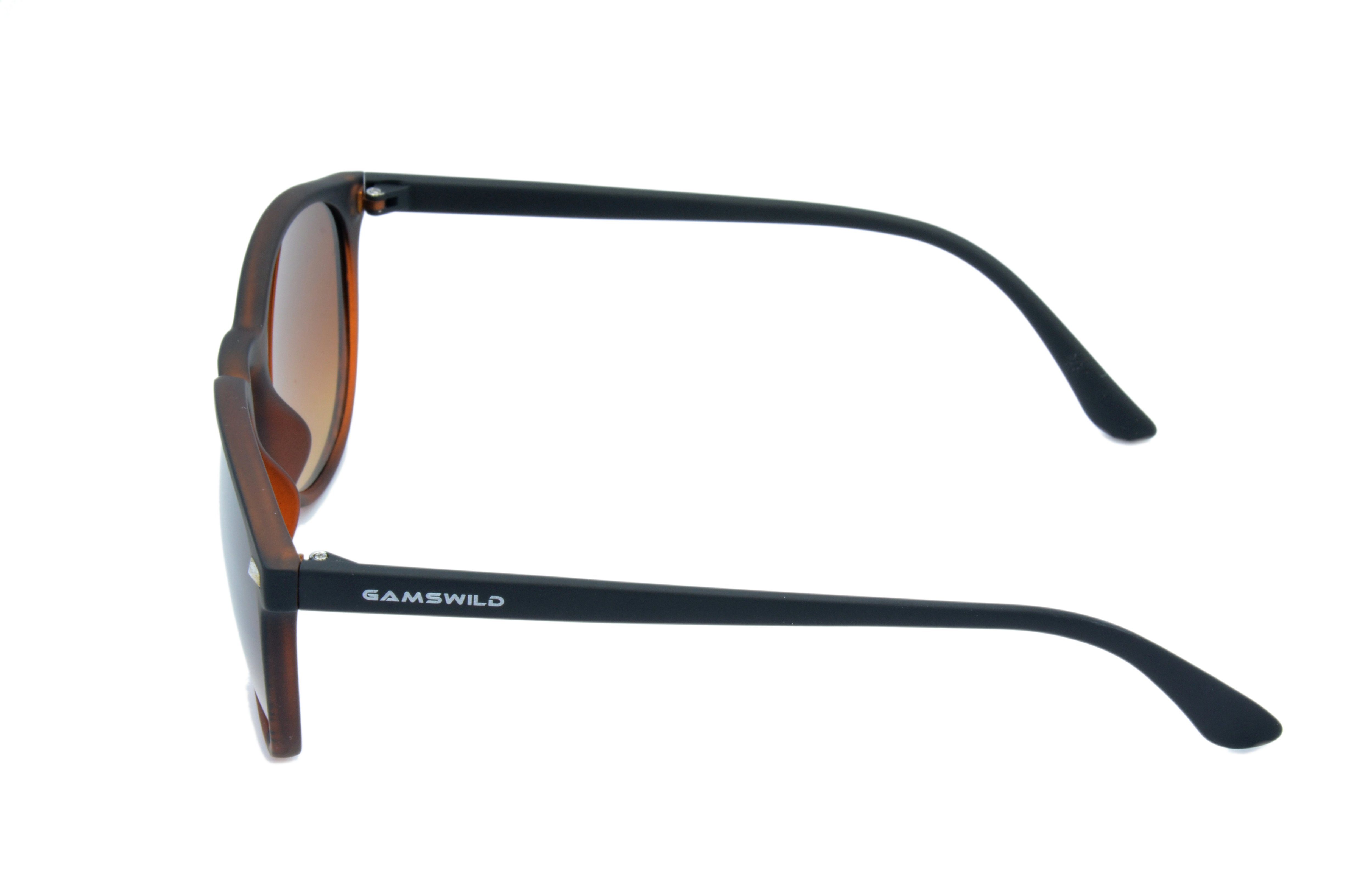 Gamswild Sonnenbrille WM1220 WM1222 GAMSSTYLE Mode Brille Damen Softtouch, braun, blau, pink, lila, grün, schwarz G15