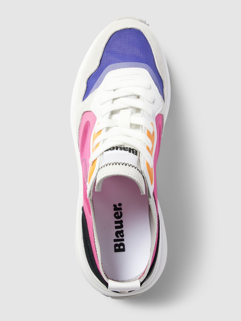 Sneaker mit Label-Details Modell 'DAISY' in pink